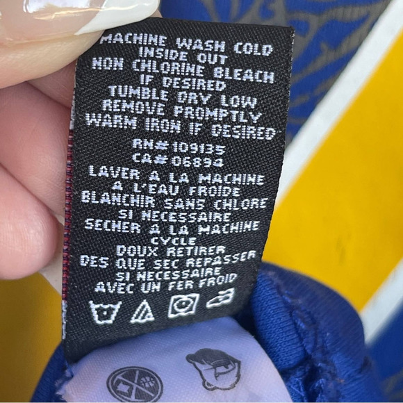 NBA Golden State Warriors Shirt Adult Extra Large XL Blue Curry #30 - Picture 6 of 6